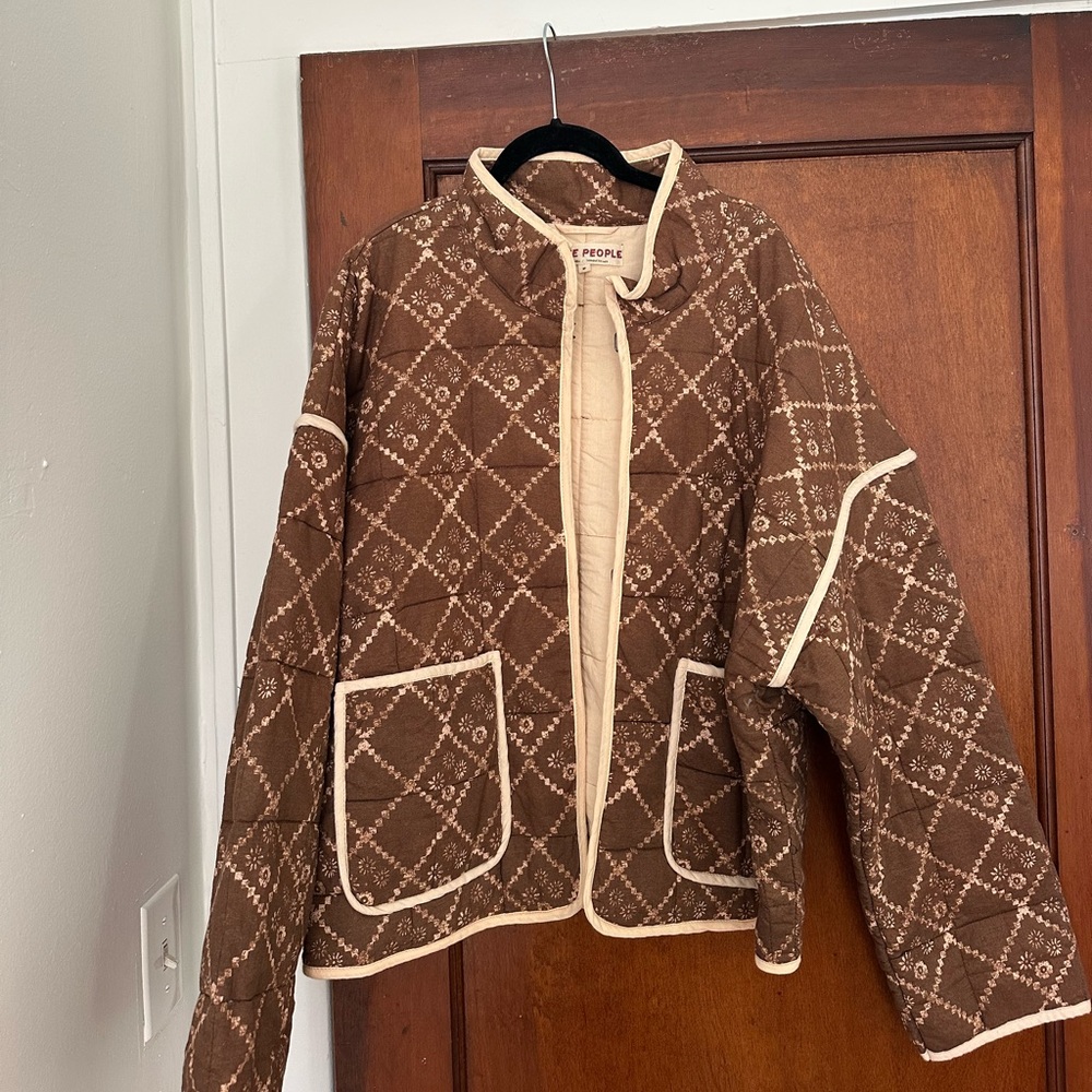 Free People Brown Chloe Jacket